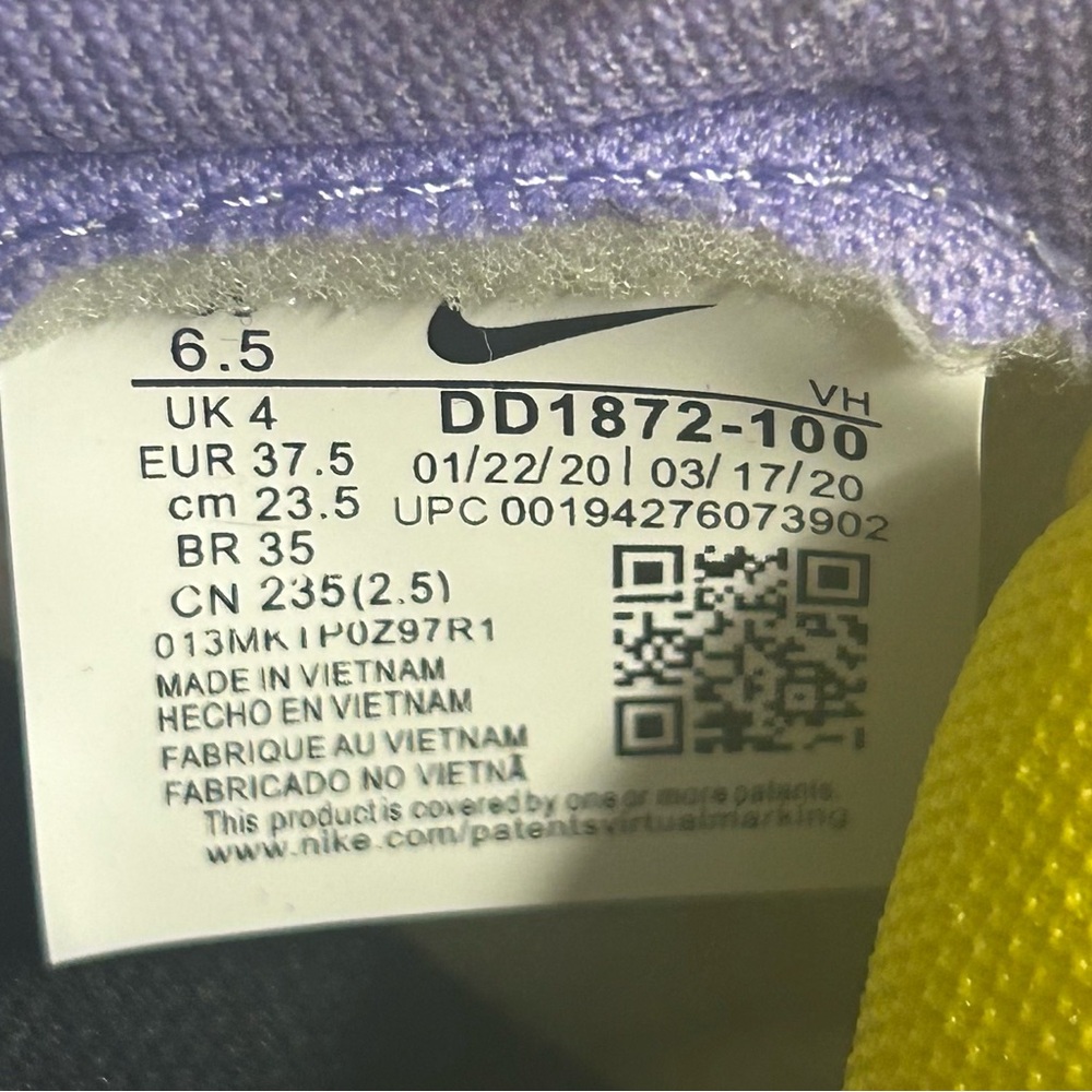 Nike Kids Sneakers - Pink, Blue, Purple, White - Picture 8 of 10
